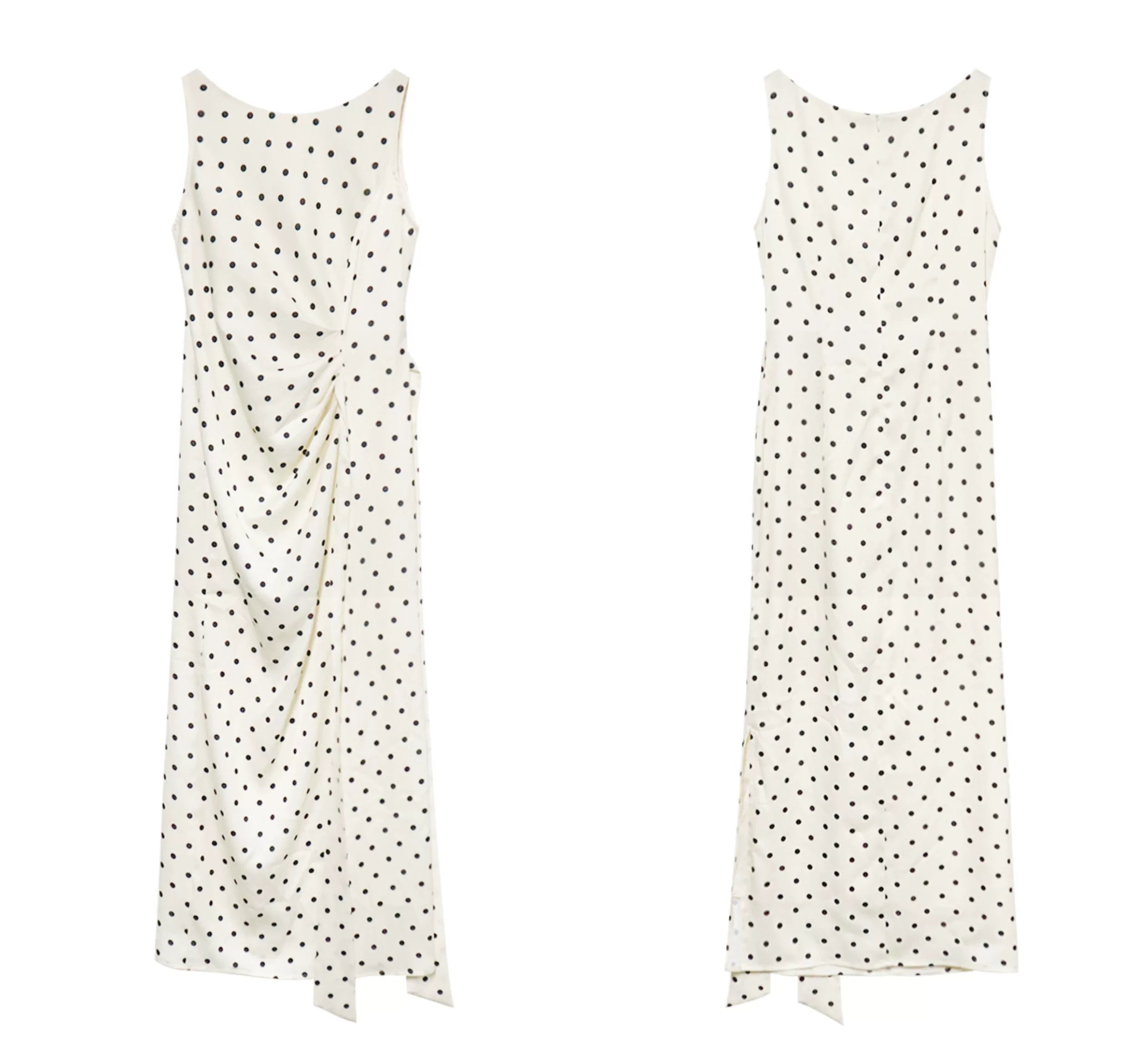 TYANG High-end Temperament Polka Dot Dress
