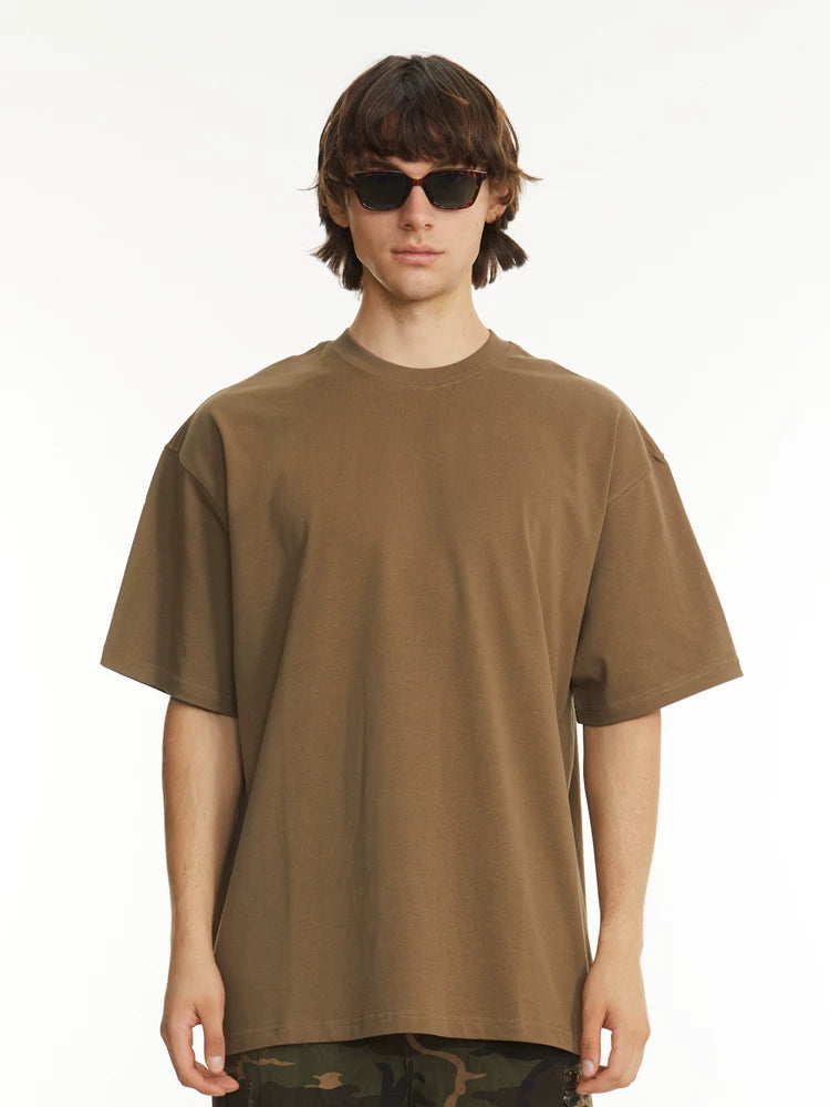 BlankMap Crew Neck Loose Casual Tee