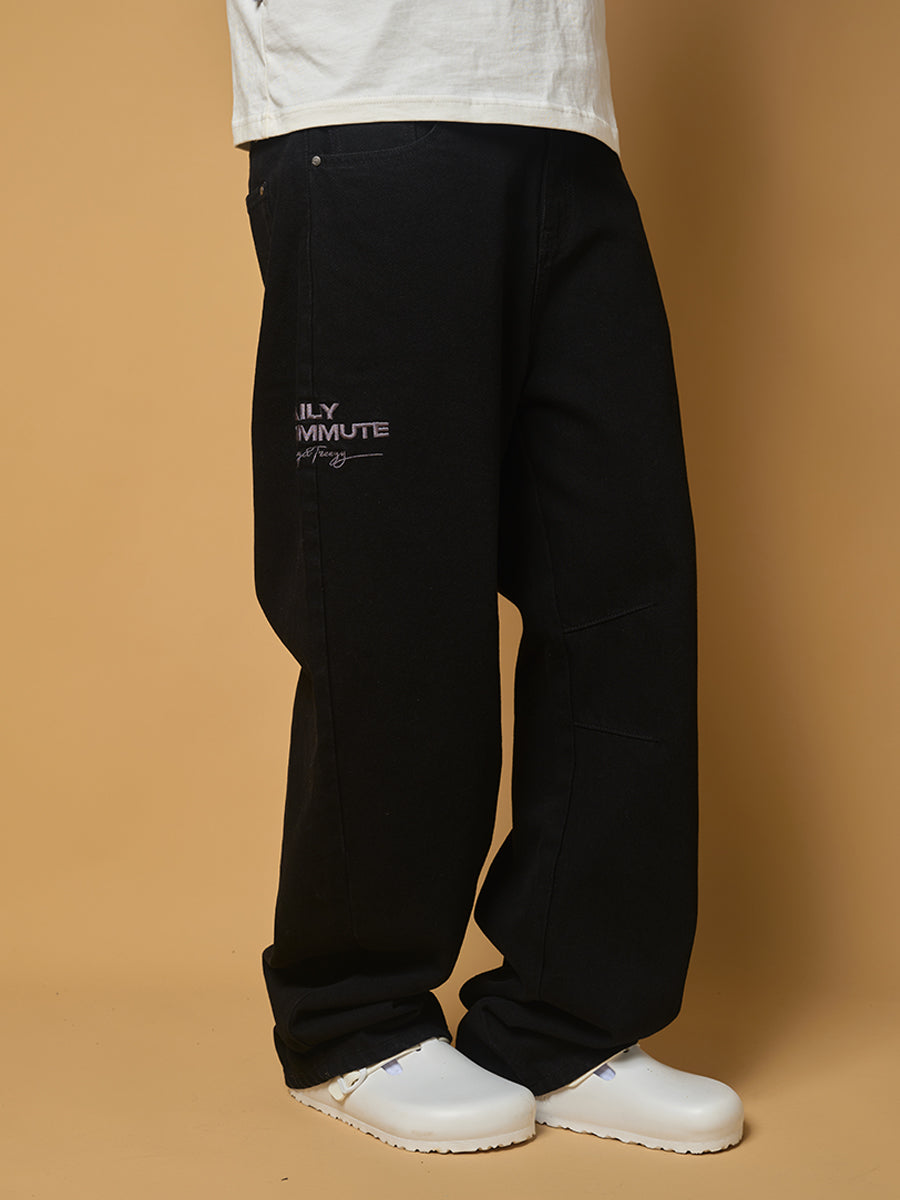 ComicTree C.t 2025 Scimitar Denim Washed Long Pants Jeans