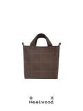 Heelwood [Raw Checked Plaid] Checked Handheld Square Bag