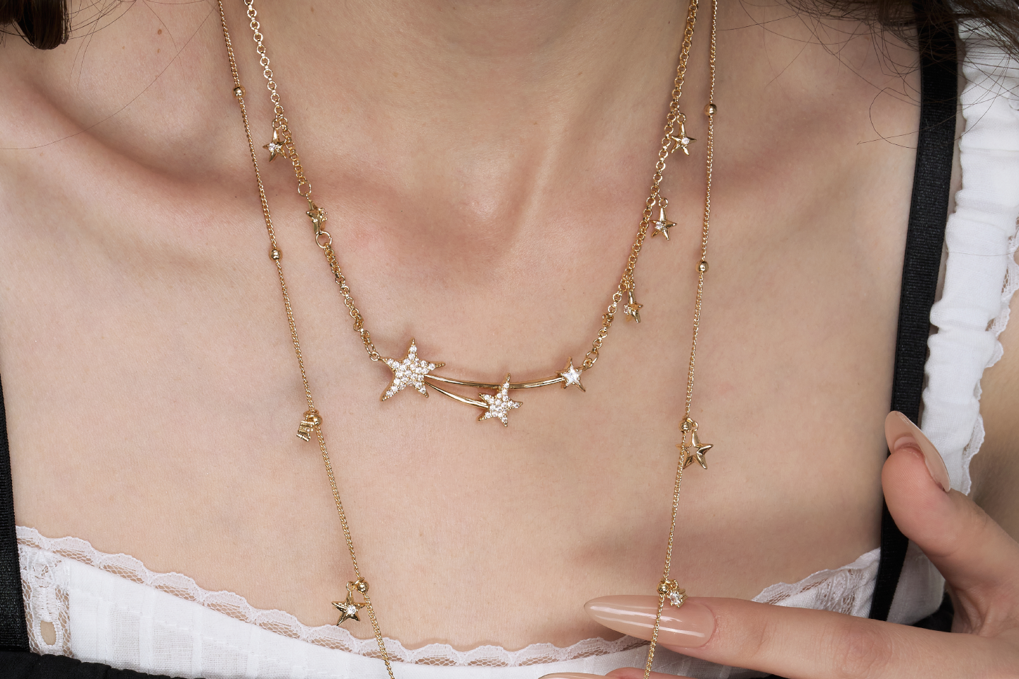 SUMIYAKI Exquisite Niche Star Necklace