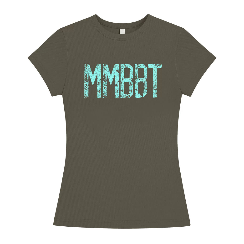 MMBBT Letter Double-sided Printed Slim Tee