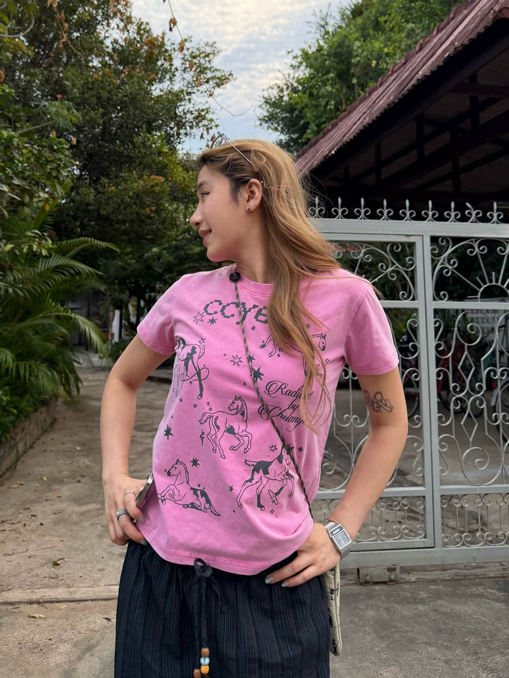 CCYE Front Shoulder Old and Thin Tee