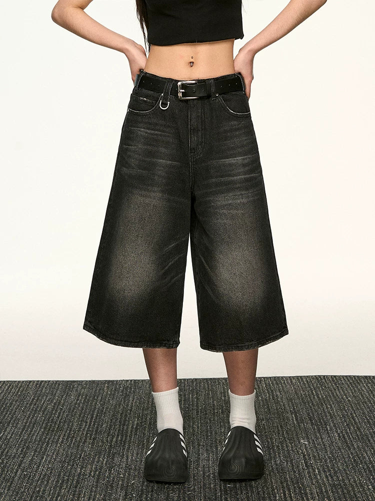 Aaisup Loose Straight Versatile Skinny Wide Leg Pants