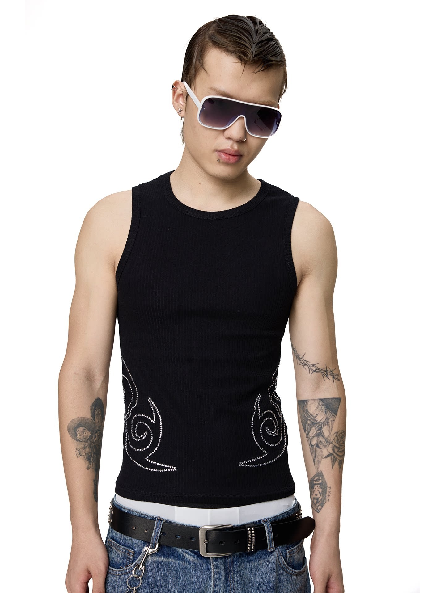 Karmanistic Vintage Slim Fit Hot Diamond Vest