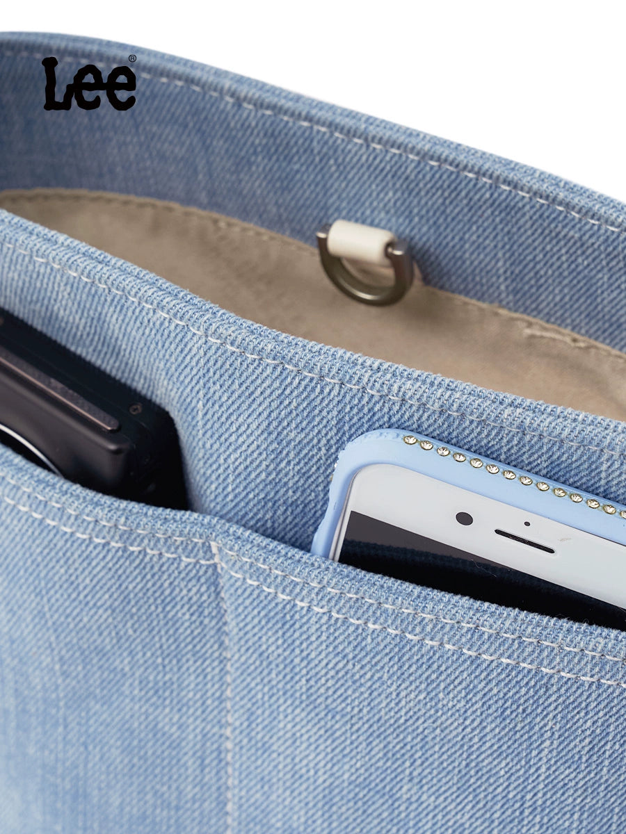 Lee Denim Bucket Versatile Shoulder Bag