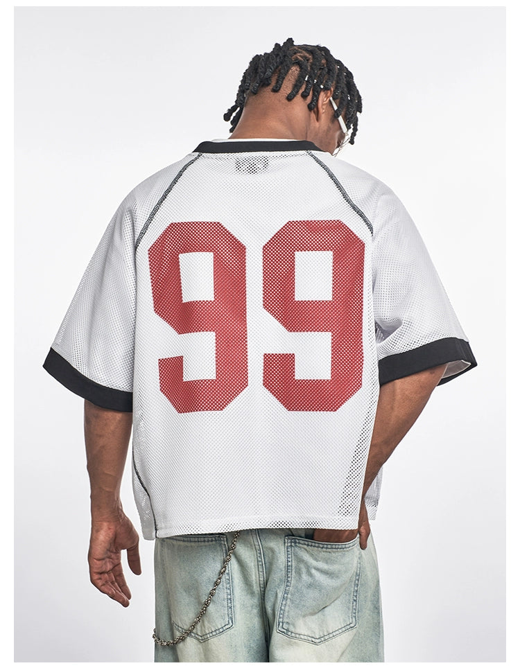 MT99 American Splicing Contrasting Jersey Tee