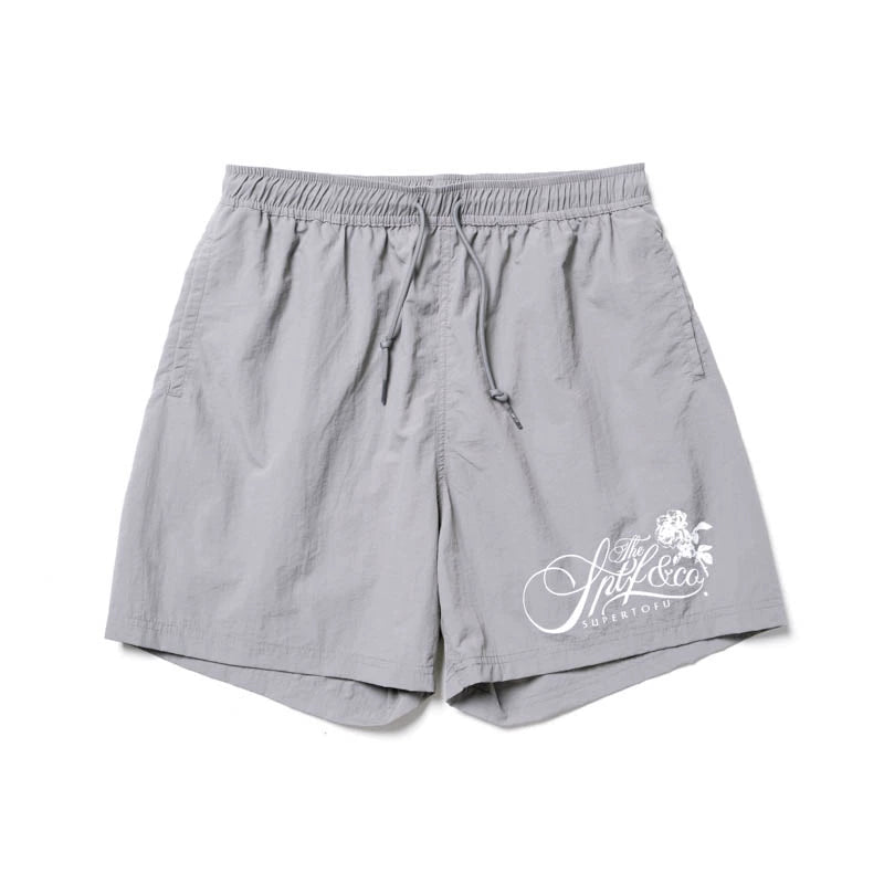 SUPERTOFU Retro Rose-shaped Sports Shorts