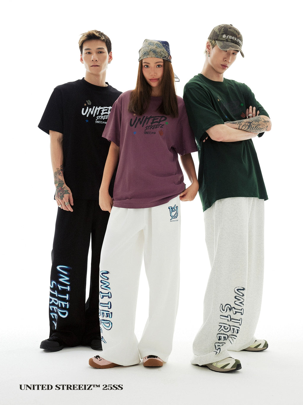 US Fluorescent Graffiti Hip Hop Casual Pants