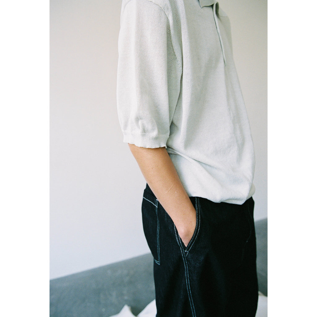 Anniehall Cool Breathable Sweaty Polo Knitted Sweater