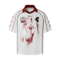 YADcrew Flash Diamond Lapel Polo Shirt