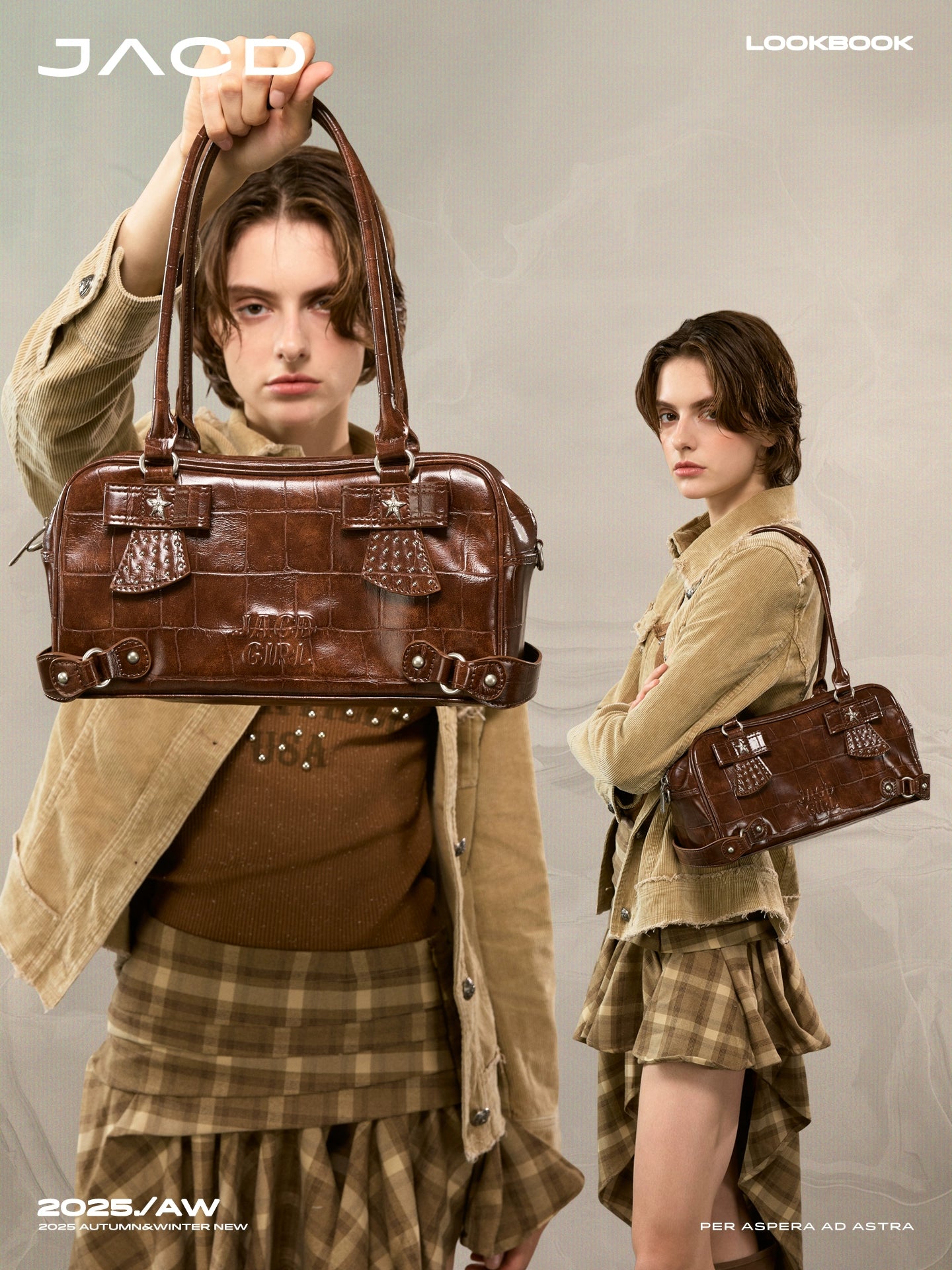 JACD Trendy Cool Retro Spice Girl Shoulder Messenger Bag