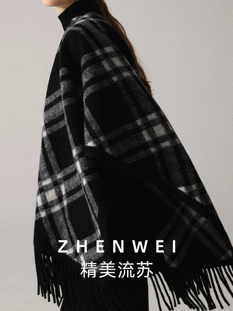 ZHENWEI Oversized Super Wide Shawl Big Scarf