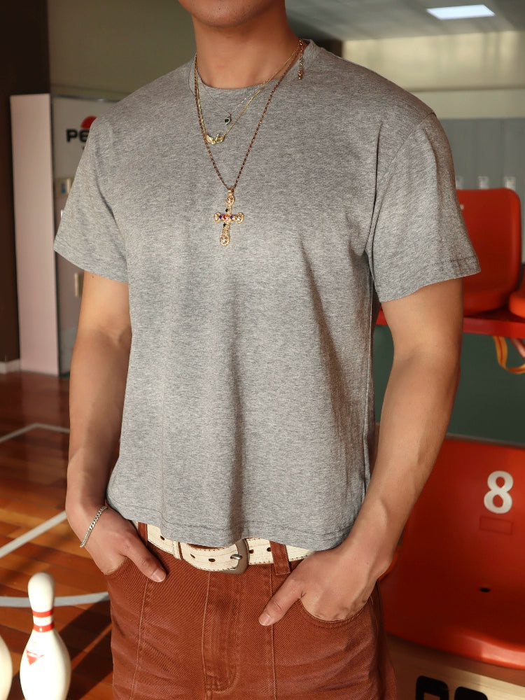 InsGale Plain Basic Semi-transparent Quick-drying Bamboo Tee