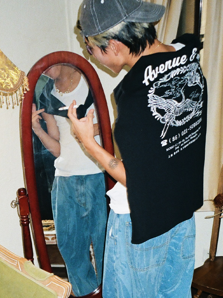 AVENUESON Casual Crew Neck Versatile Long Sleeve