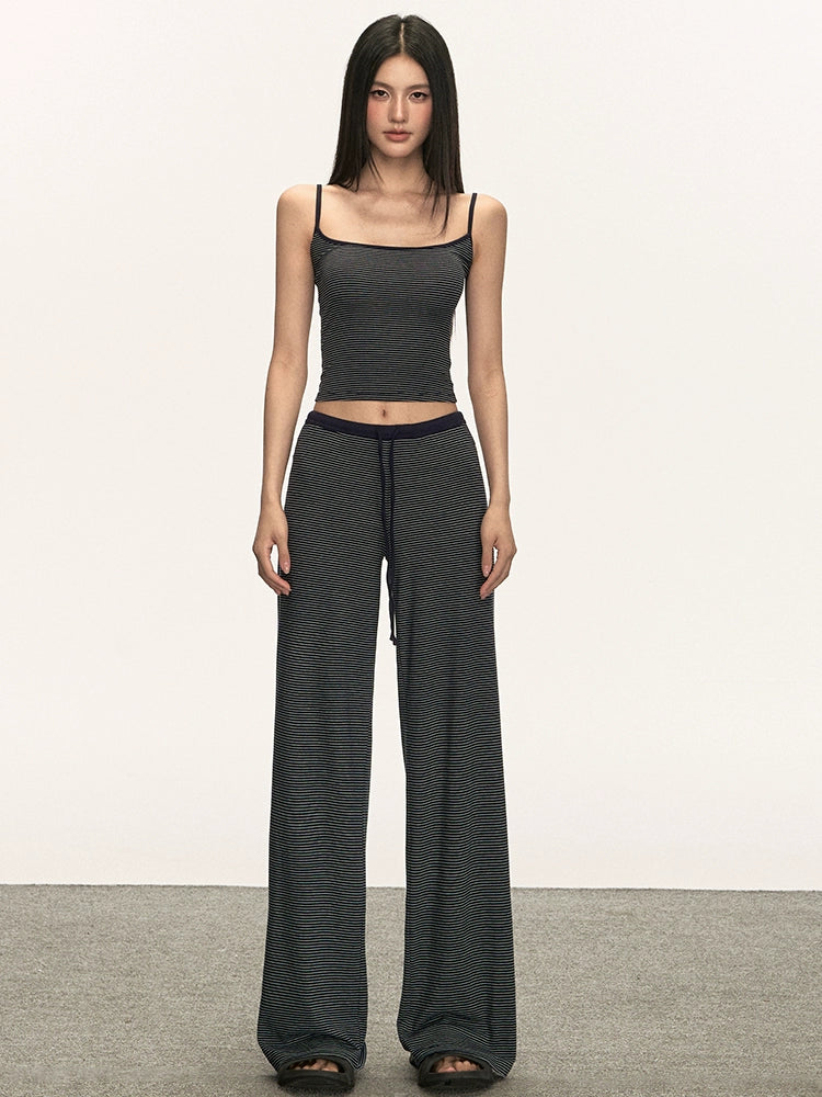 Anna Aneae Striped Casual Versatile Suit