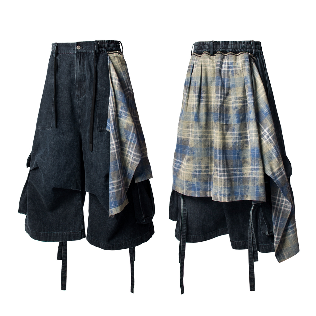 RELABEL Removable Fart Curtain Streamer Shorts