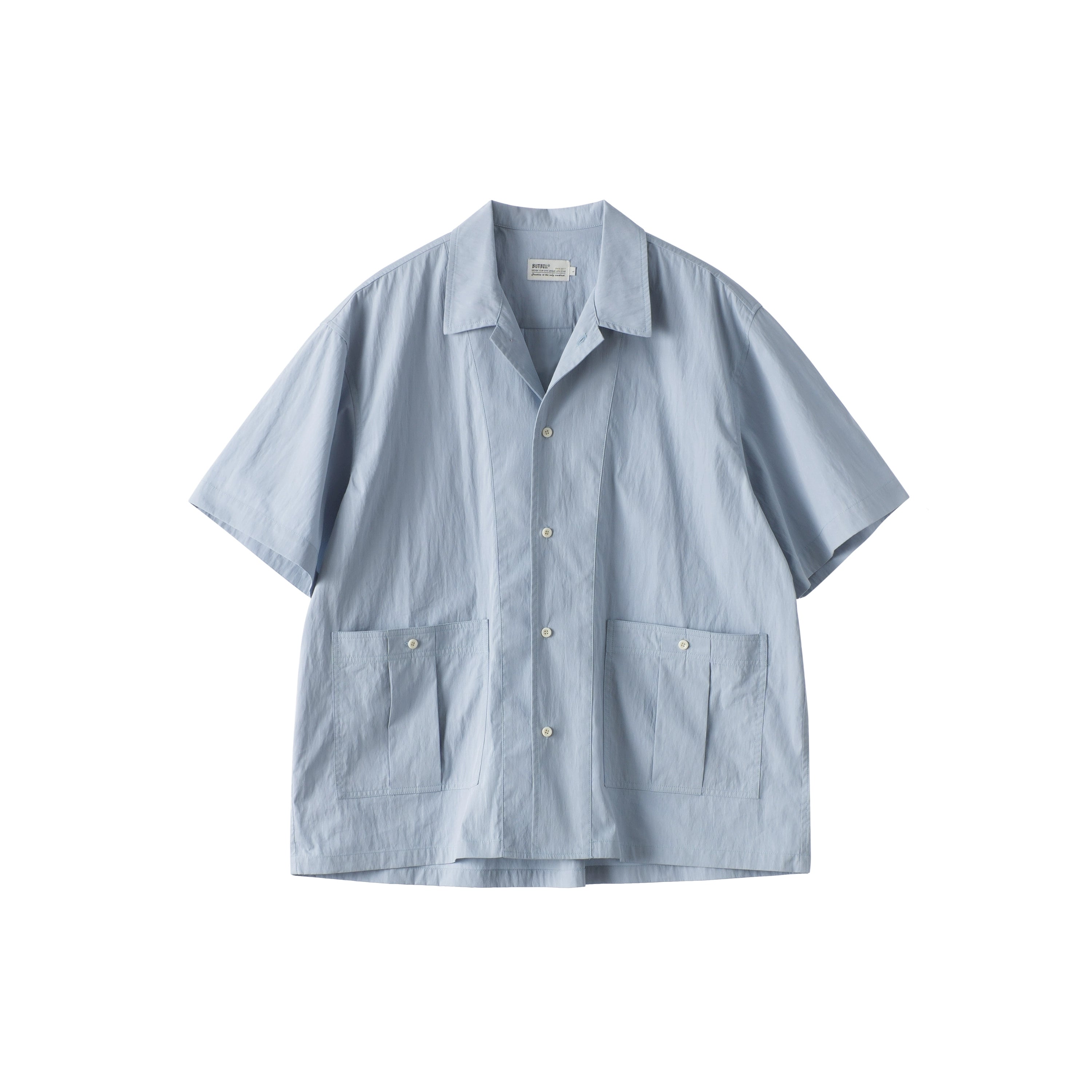 BUTTBILL 25SS Japanese Vintage Tooling Short Sleeve Shirt