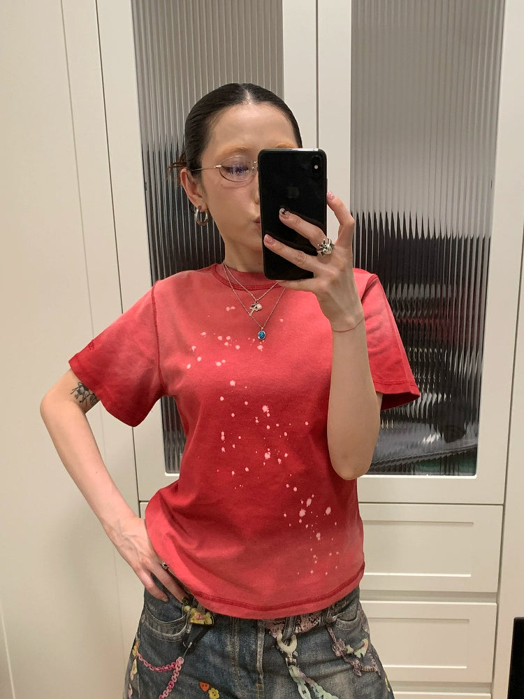 MMBBT Inkjet Washing Gradual Change Tee