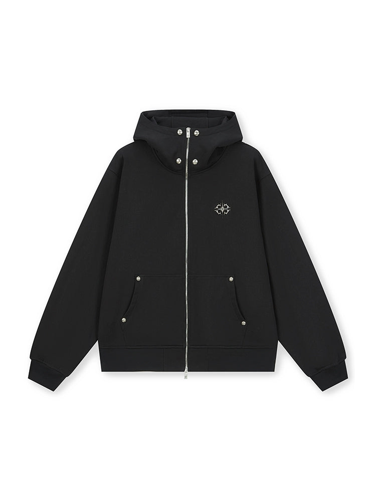 DICETINY Loose Casual Knitted Printed Cardigan Jacket