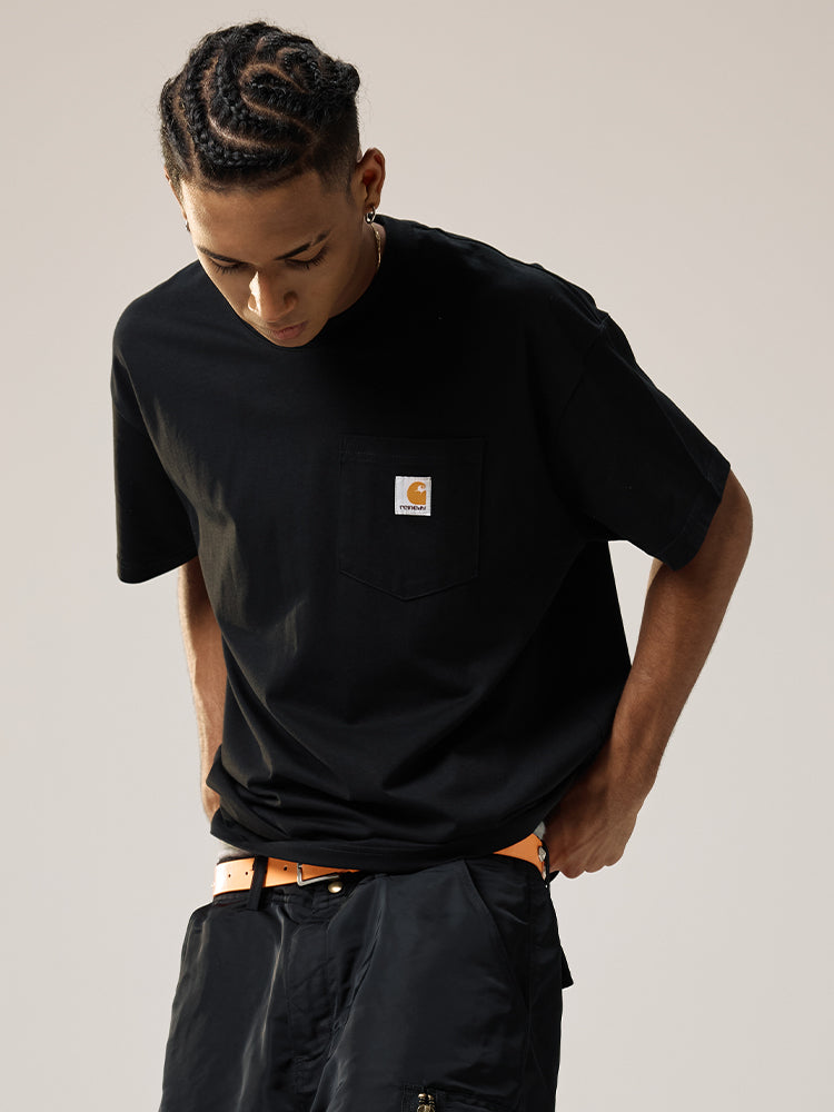 Remedy [Kaha Skin] Summer National Tide Workwear Pocket Loose Tee