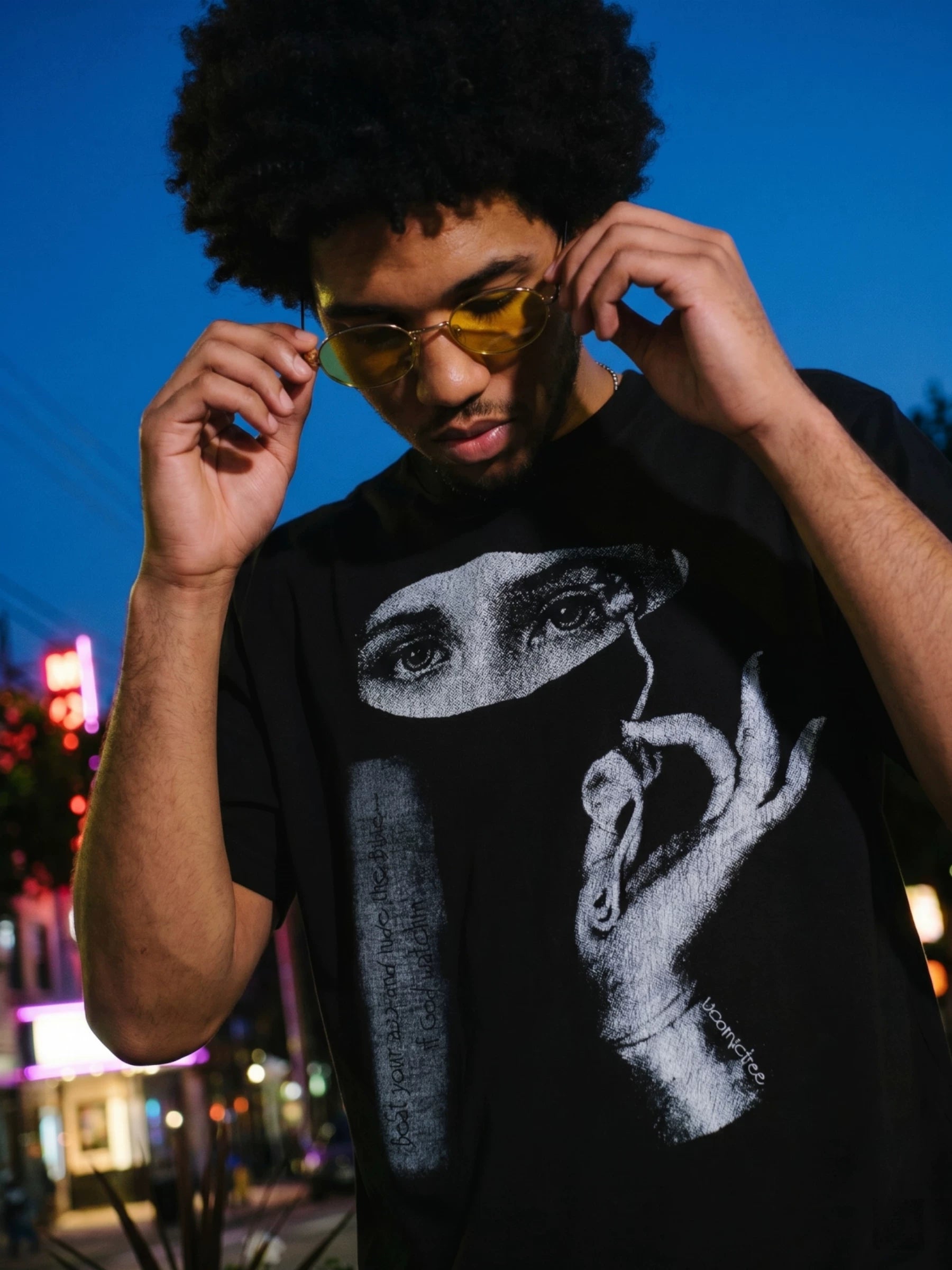 ComicTree Crew Neck Shoulder Versatile Tee