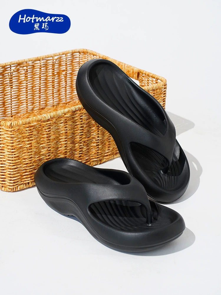 Hotmarzz Thick-bottomed Beach Pinch Foot Non-slip Sandals