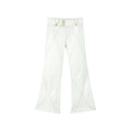 Audwyn Open-line Stretch Slim Casual Flared Trousers