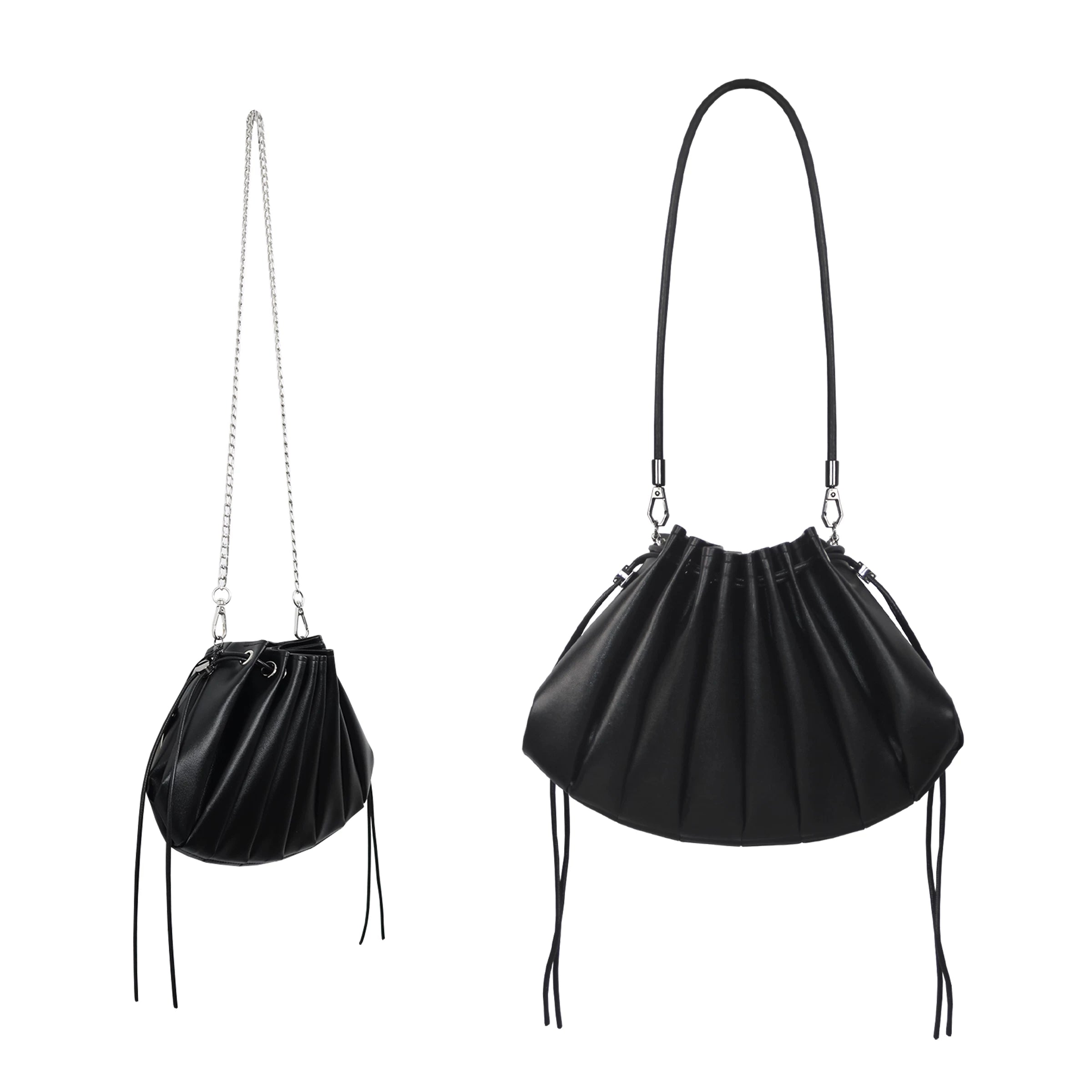 Heelwood Pleated Armpit Messenger Bag