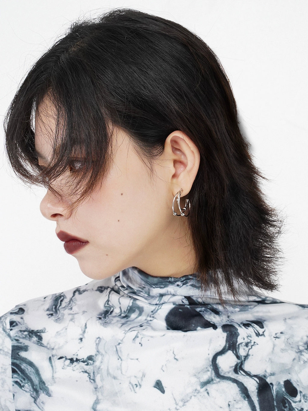 SUMIYAKI Circle Niche Premium Stud Earrings