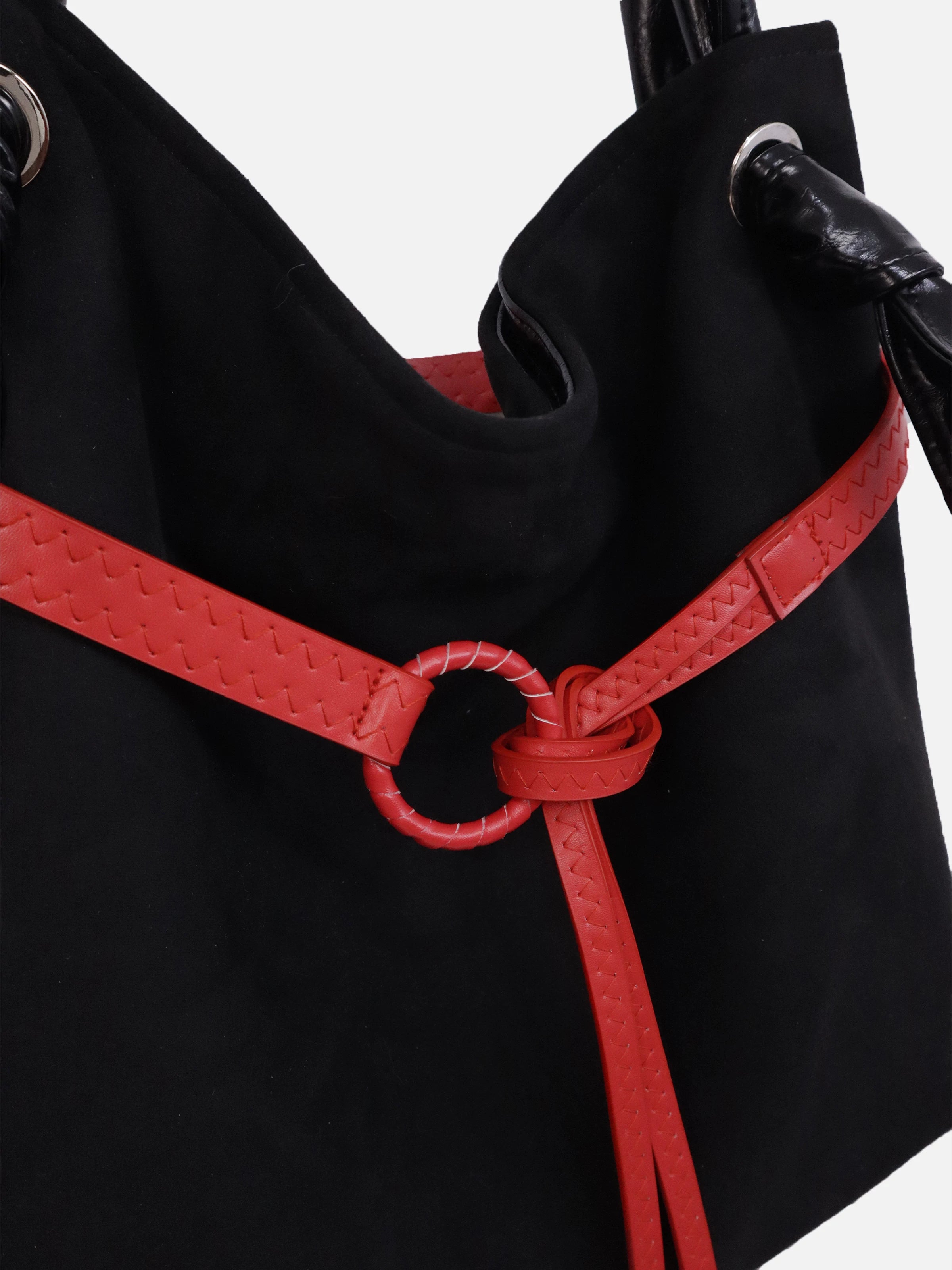 Heelwood Contrast Shoulder Large Capacity Tote Bag