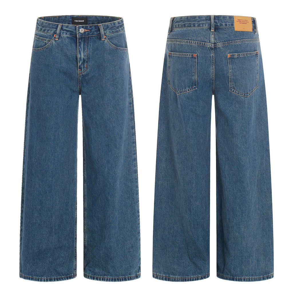 11KN Straight Loose Wide Leg Jeans