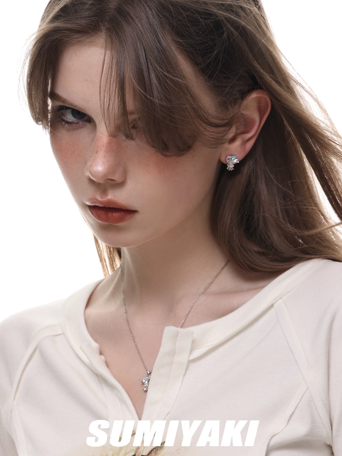 SUMIYAKI Bouquet Long Light Luxury High-end Necklace