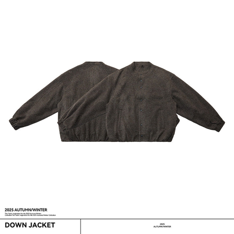 UNF Crew Neck Loose Padded Jacket