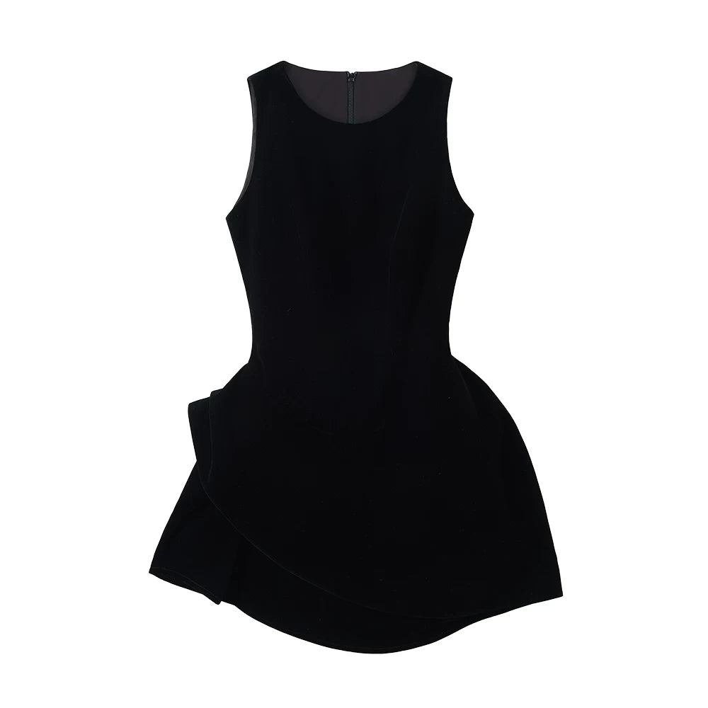 Avenement Irregular Crop Bud Dress Dress