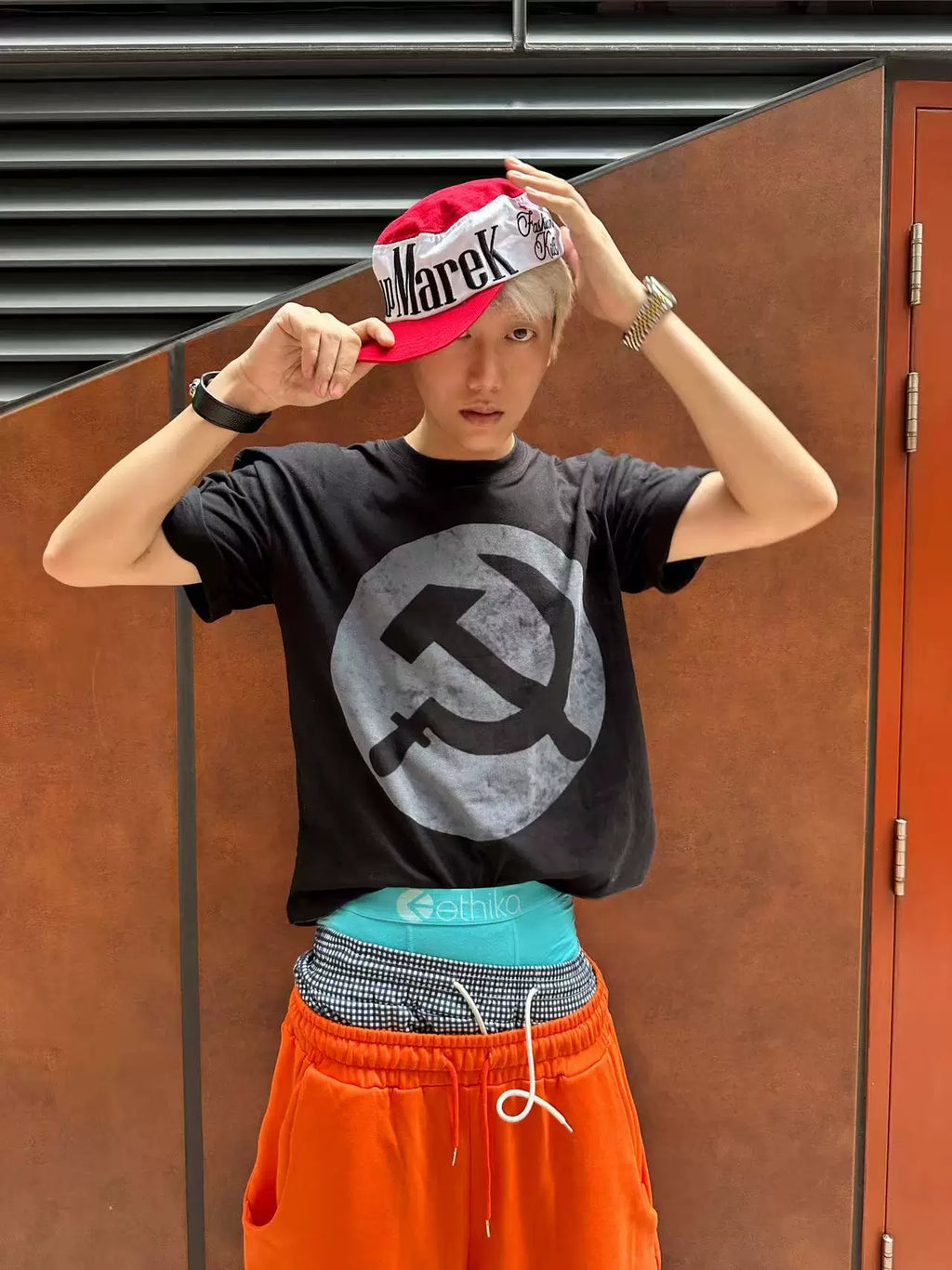 EREBUS Logo Short Sleeve Casual Loose Tee
