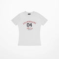404MOB Retro Sticker Embroidered Versatile and Slim Tee