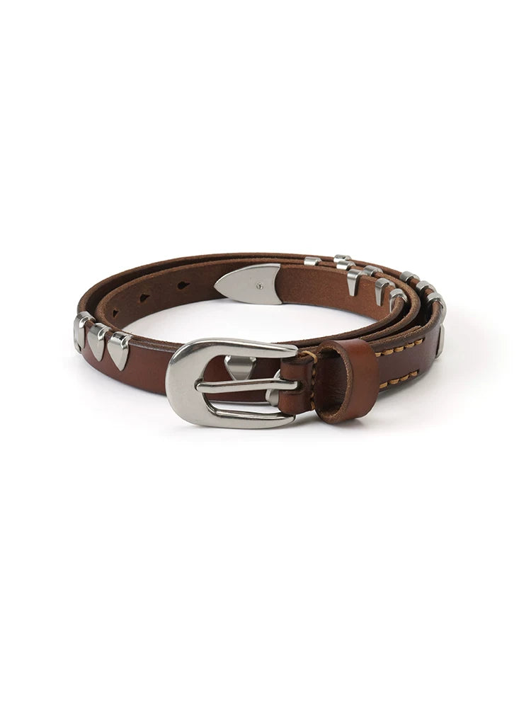 Borrowed Project Metal Claw Buckle Rivet Belt