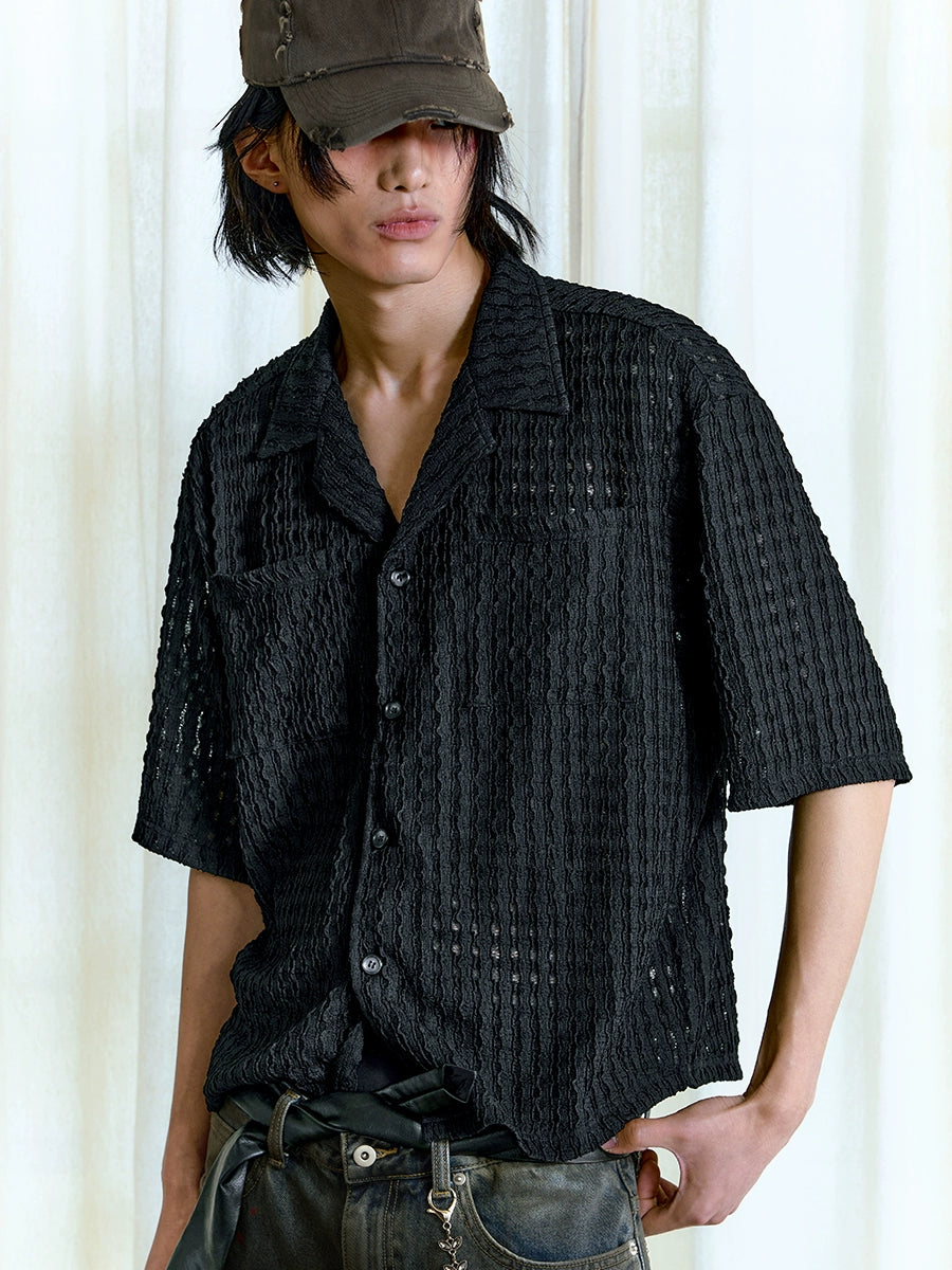JCAESAR Cobweb Short Sleeve Shirt