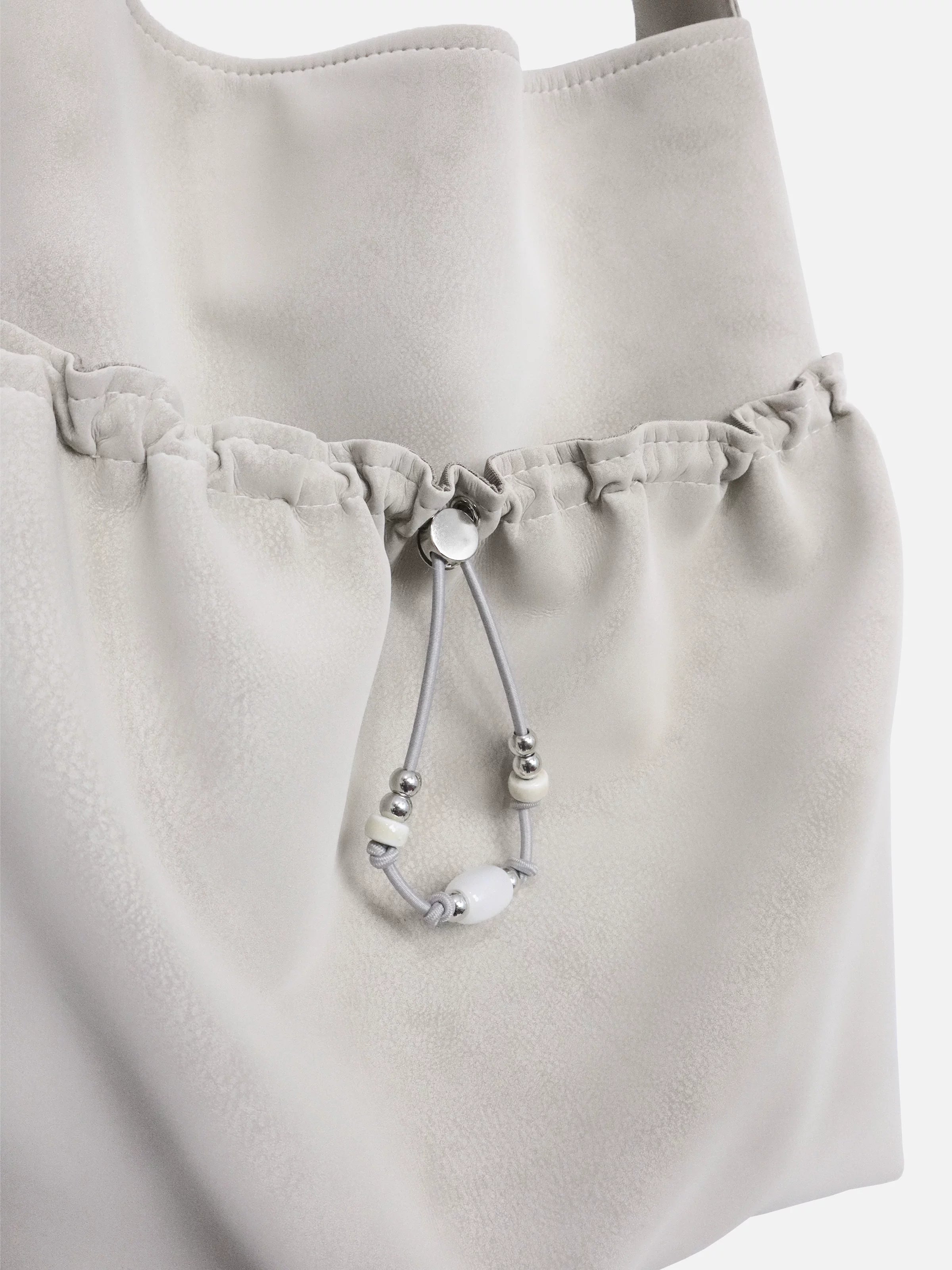 Heelwood Pleated Beaded Shoulder Bag