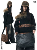 BINGBONG Vintage Large Capacity Slack Simple Shoulder Crossbody