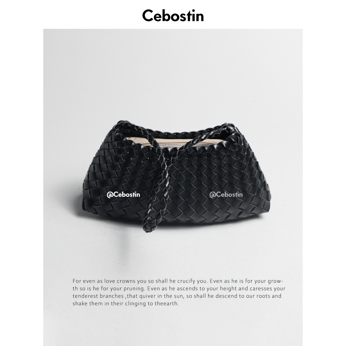 Cebostin Premium Sense Hand-woven Underarm Bag