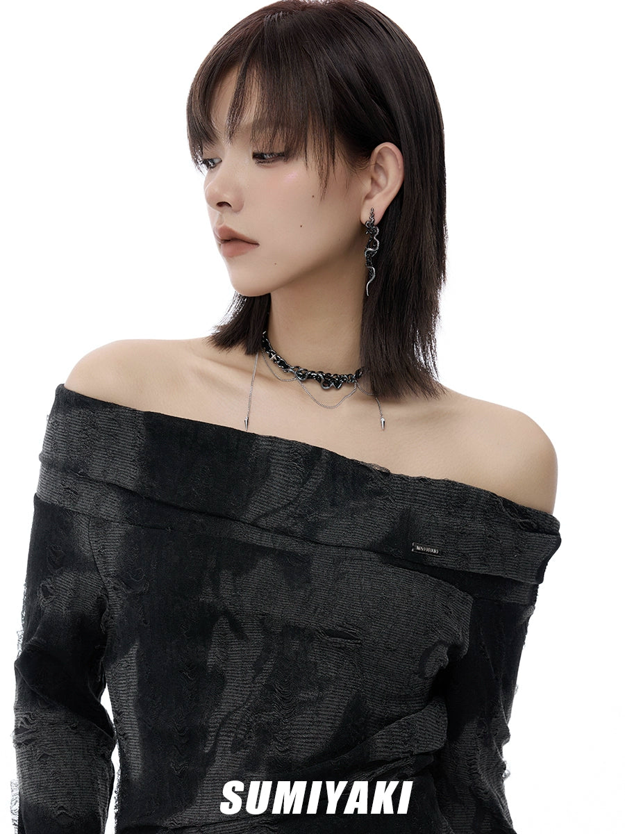 SUMIYAKI Yemengard Punk Snake Collarbone Chain