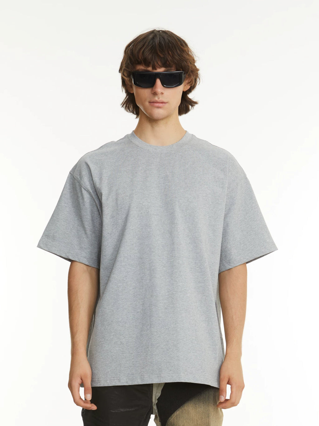 BlankMap Crew Neck Loose Casual Tee