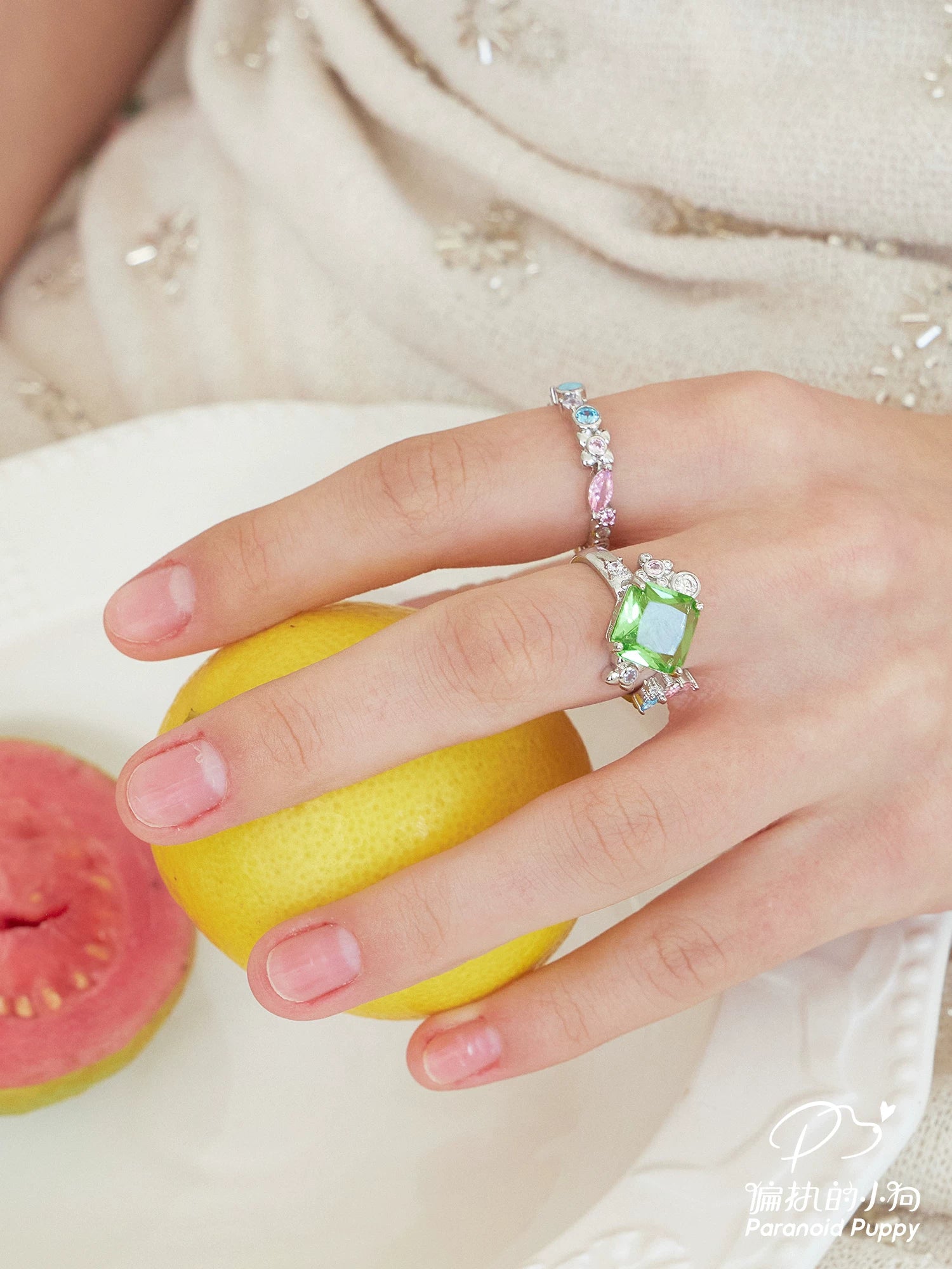PP Fashion Stacking Opening Adjustable Ring