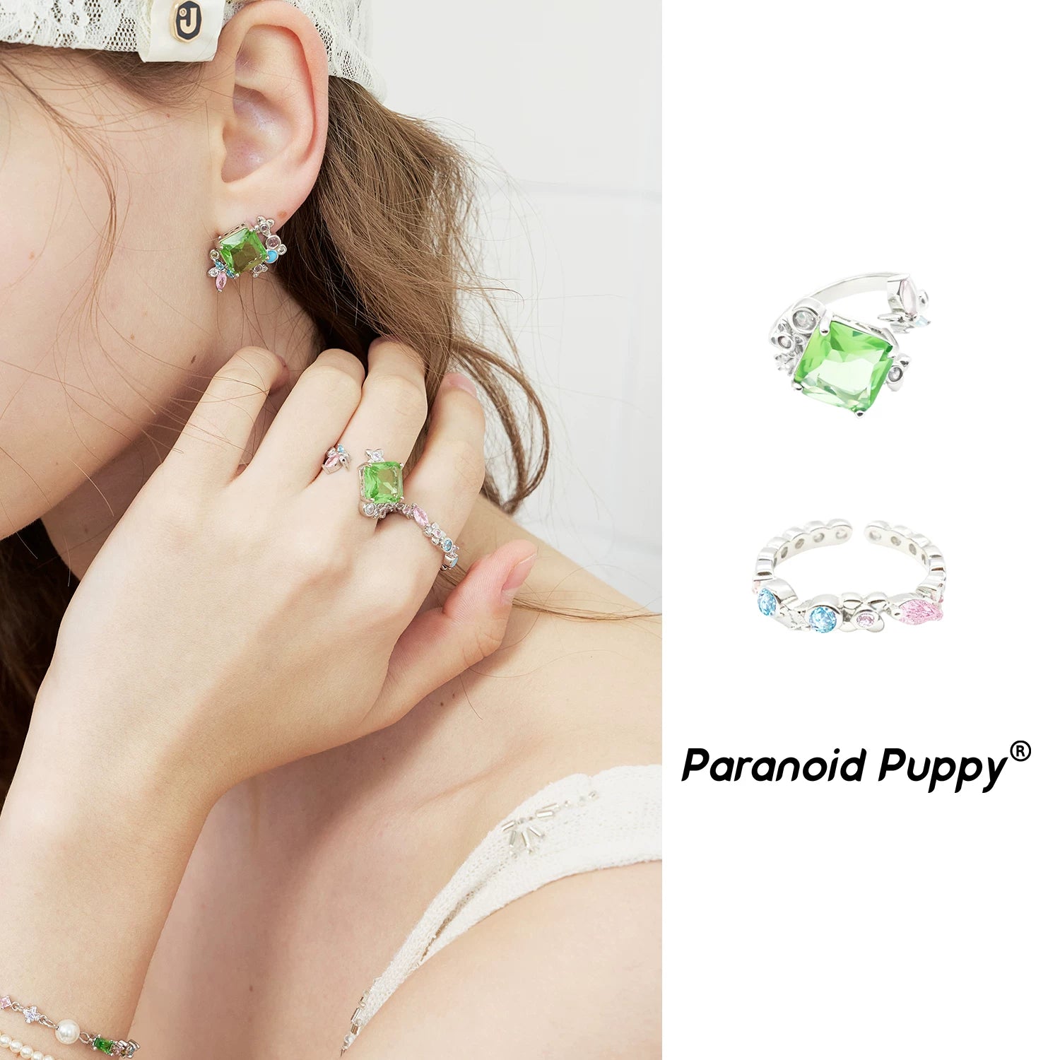 PP Fashion Stacking Opening Adjustable Ring