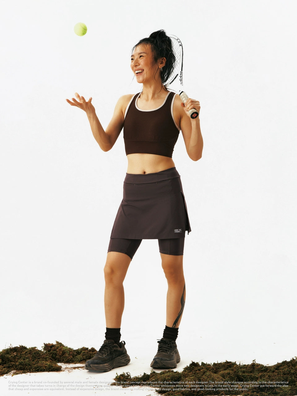 CryingCenter Sports Tennis Weaving Fitness Yoga Culottes