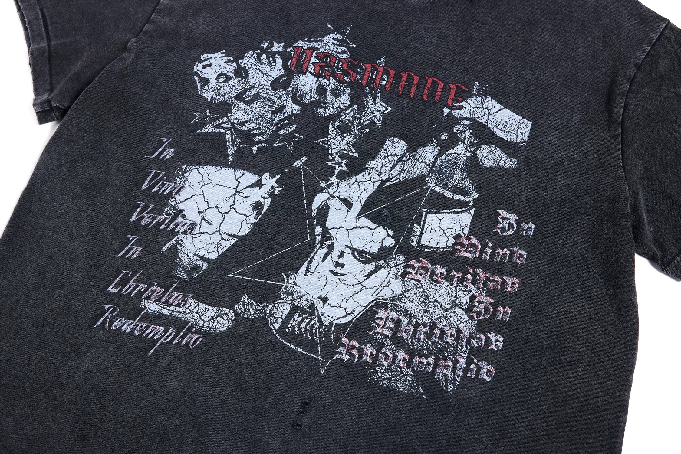 HAS2SONS Crew Neck Loose Casual Tee