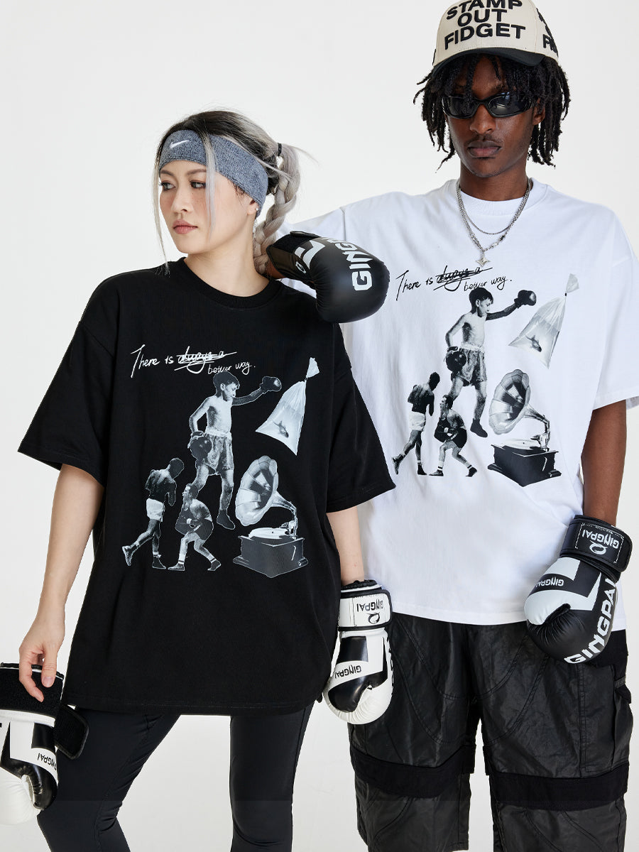 76th Human NMK Boxing Boy Heavy 100% Cotton Tee
