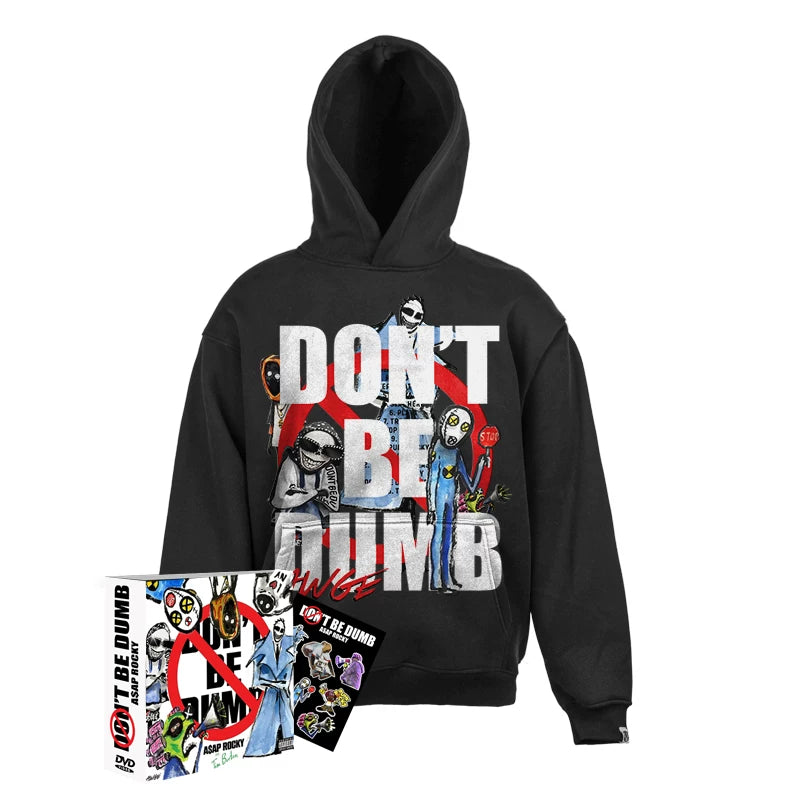 DKNT Hip Hop Loose Hooded Sweater